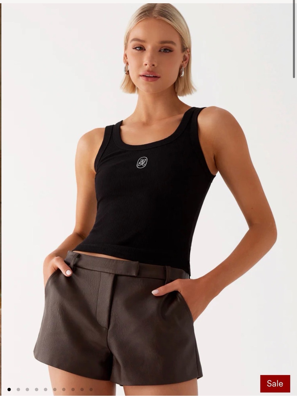 Peppermayo Francisco Mini Shorts - Brown